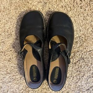 Predictions Leather Mary Jane Clogs